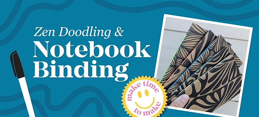 Zen Doodling & Notebook Binding with Esk Haus • SEPTEMBER Creative Club