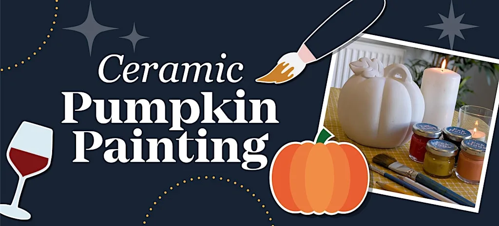 Ceramic Pumpkin Painting with Esk Haus • OCTOBER Creative Club at Terminus Tap Room and Bottle Shop