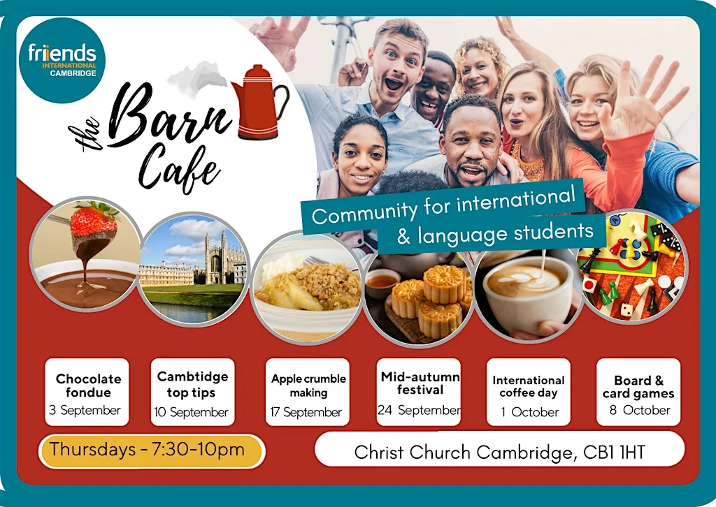 The Barn international cafe (for international students)