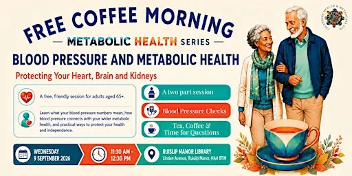 Blood Pressure and Metabolic Health at Ruislip Manor Library