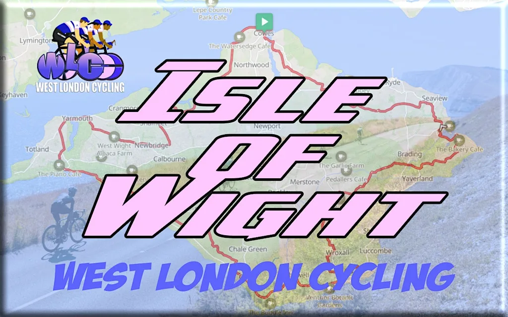 West London Cycling Isle of Wight Ride at 7-8 The Arcade