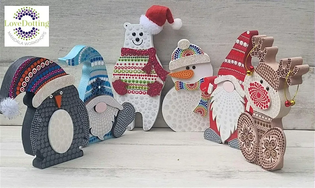 Love Dotting Christmas Character Workshop at The Old School House Boscombe