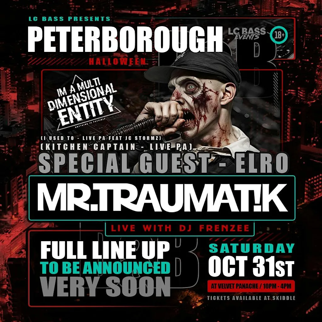 Mr Traumatik UK TOUR ft ELRO