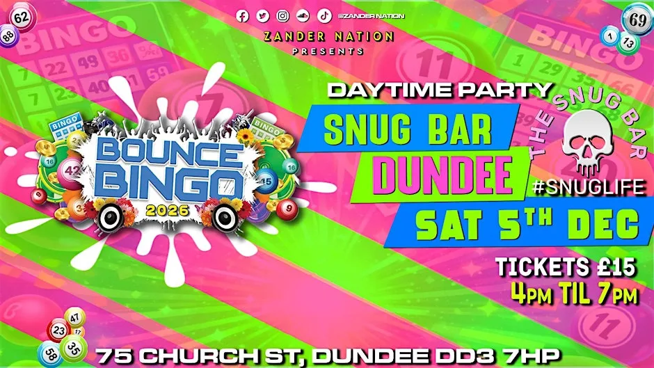Zander nation presents bounce bingo at The Snug Bar