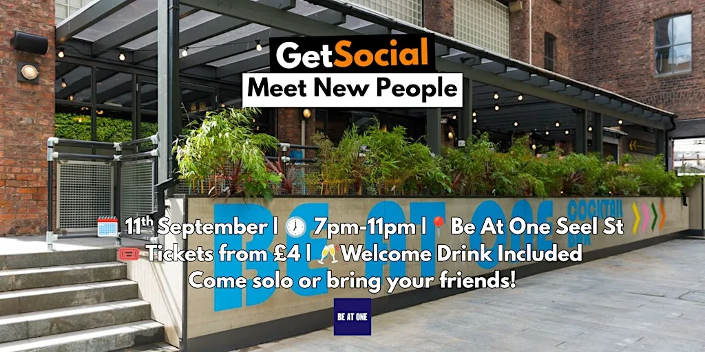 Liverpool Social for Young Professionals (20s–40s) | Meet New People at Be At One - Liverpool