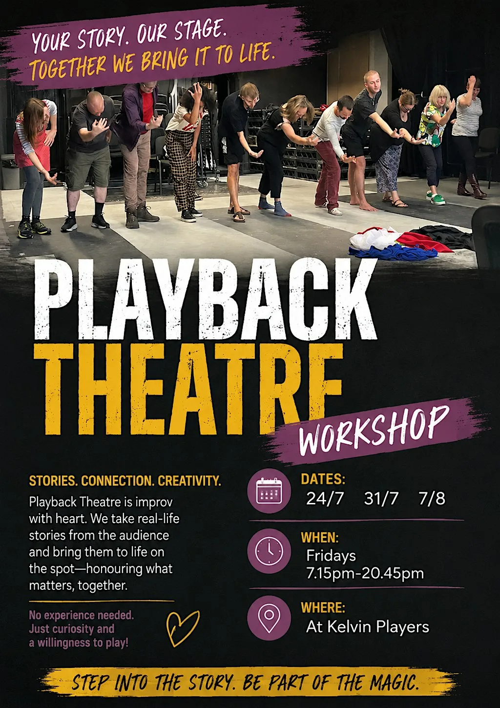 Play It Back - Playback Theatre Workshop at Wildcat Studio