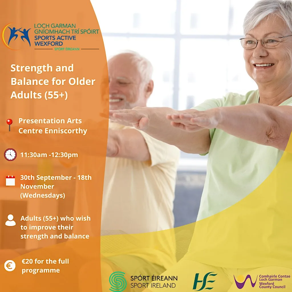 Strength and Balance for Older Adults (55+) at The Presentation Arts Centre