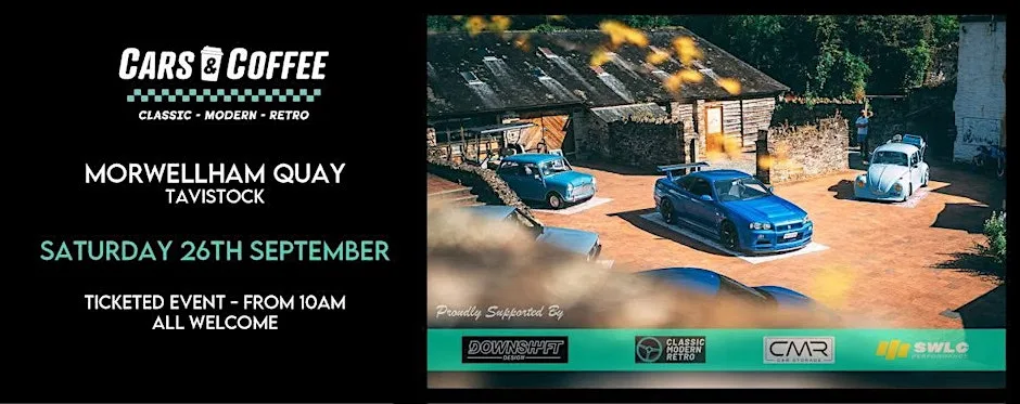 Cars & Coffee CMR @ Morwellham Quay