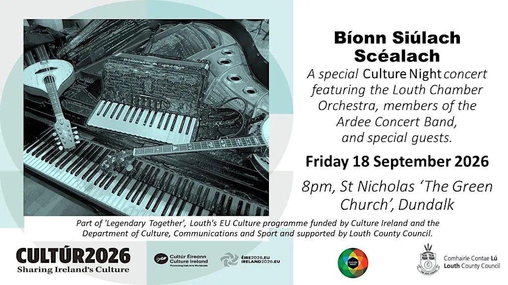 Bíonn Siúlach Scéalach - Culture Night 2026 at St Nicholas' Church of Ireland
