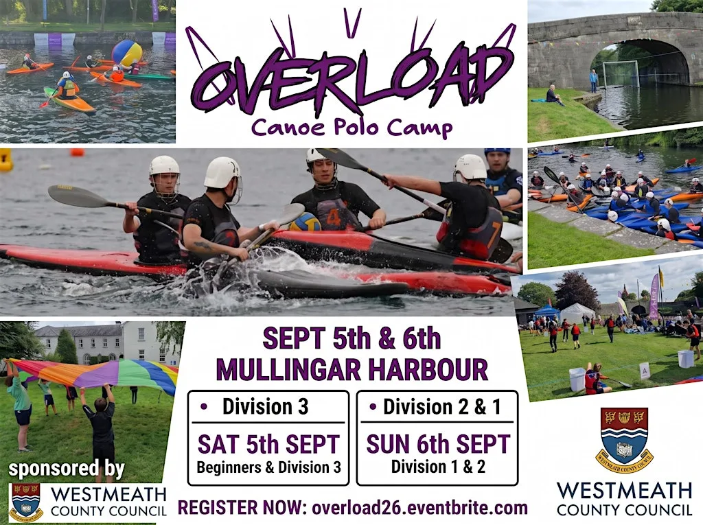 Overload 2026 at Mullingar Harbour Canoe Polo