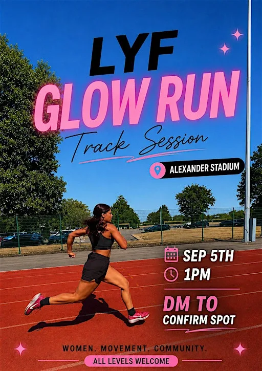 LYF Glow Run: Track Session at Alexander Stadium