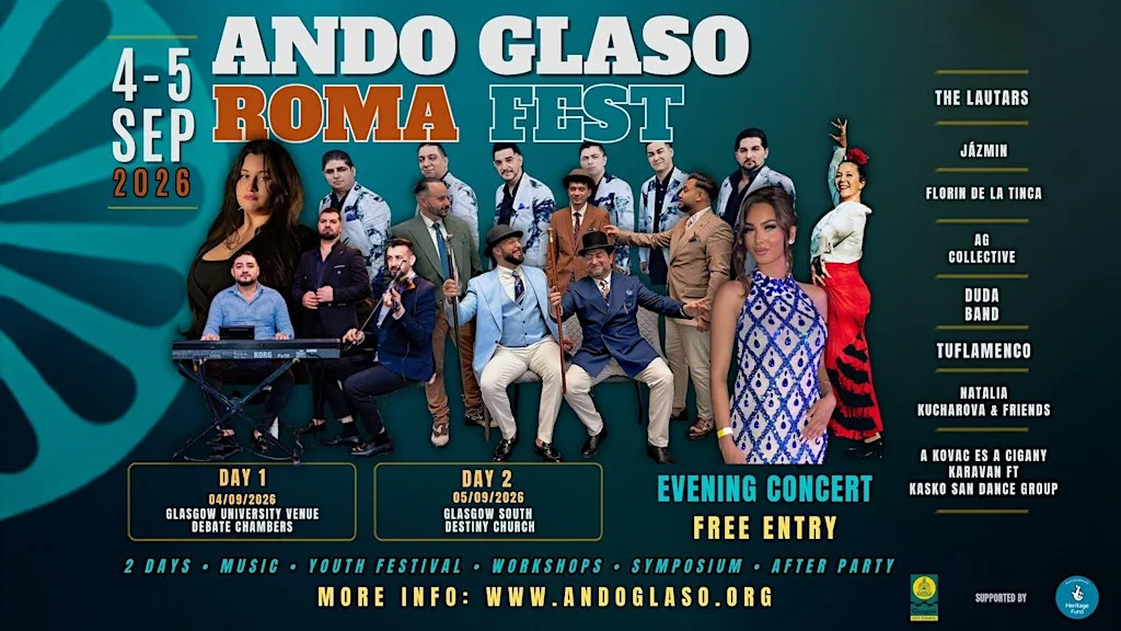 Ando Glaso Roma Fest 2026 at Glasgow University Union