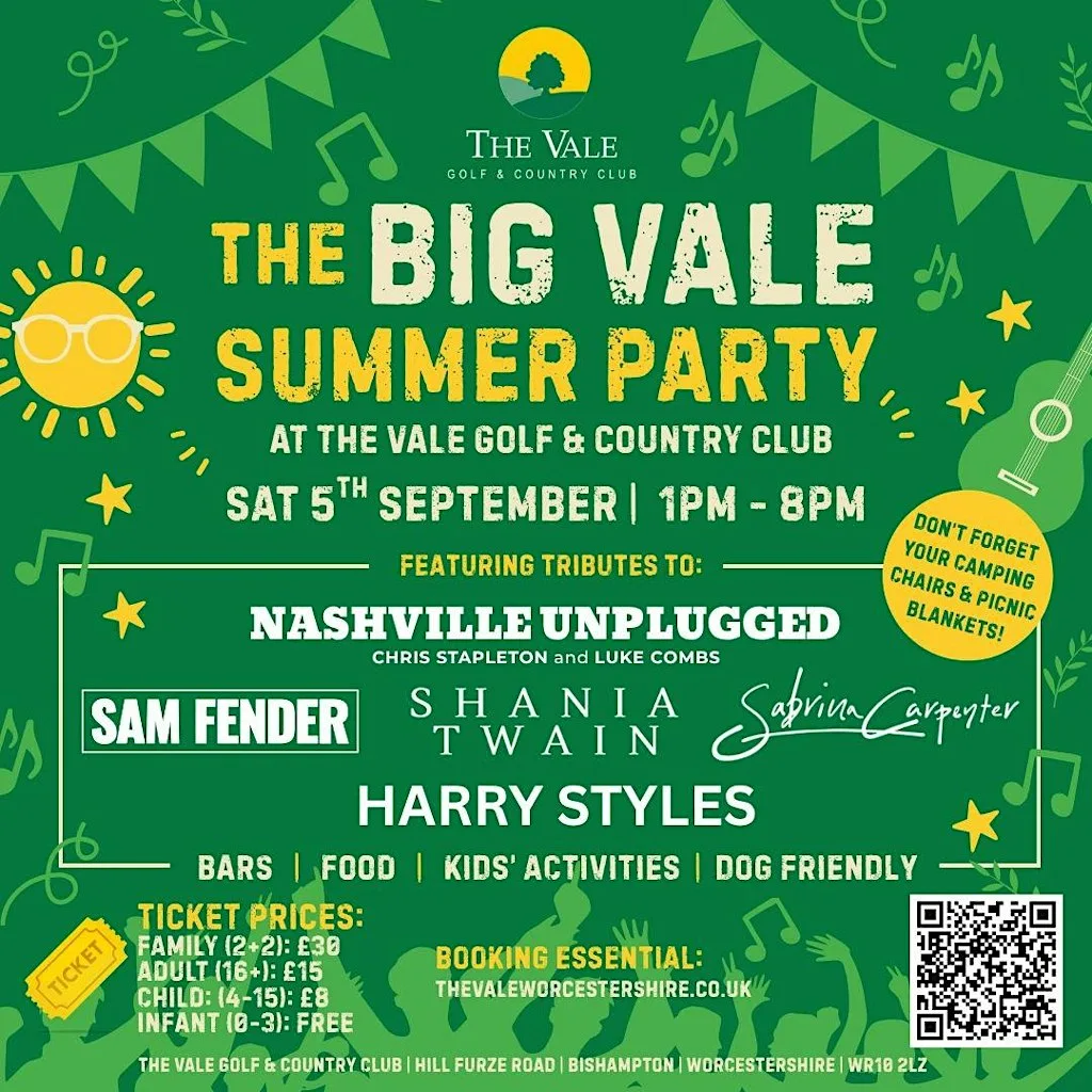 The Big Vale Summer Party at The Vale Golf Club