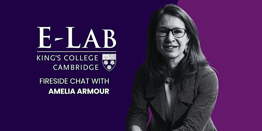 In Conversation with Amelia Armour Partner at Amadeus Capital Partners at Kings College, Provost Drawing Room
