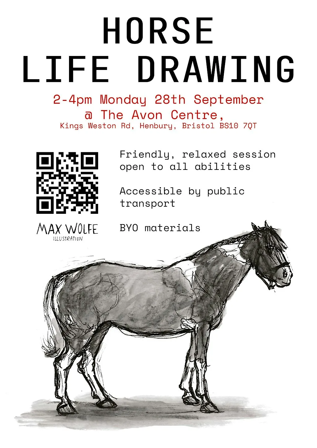Horse Life Drawing