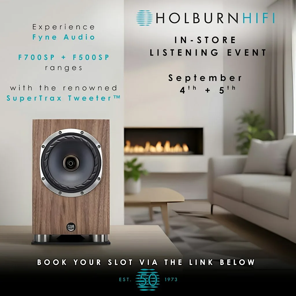 Fyne Audio In-Store Listening Event at Holburn HiFi Ltd