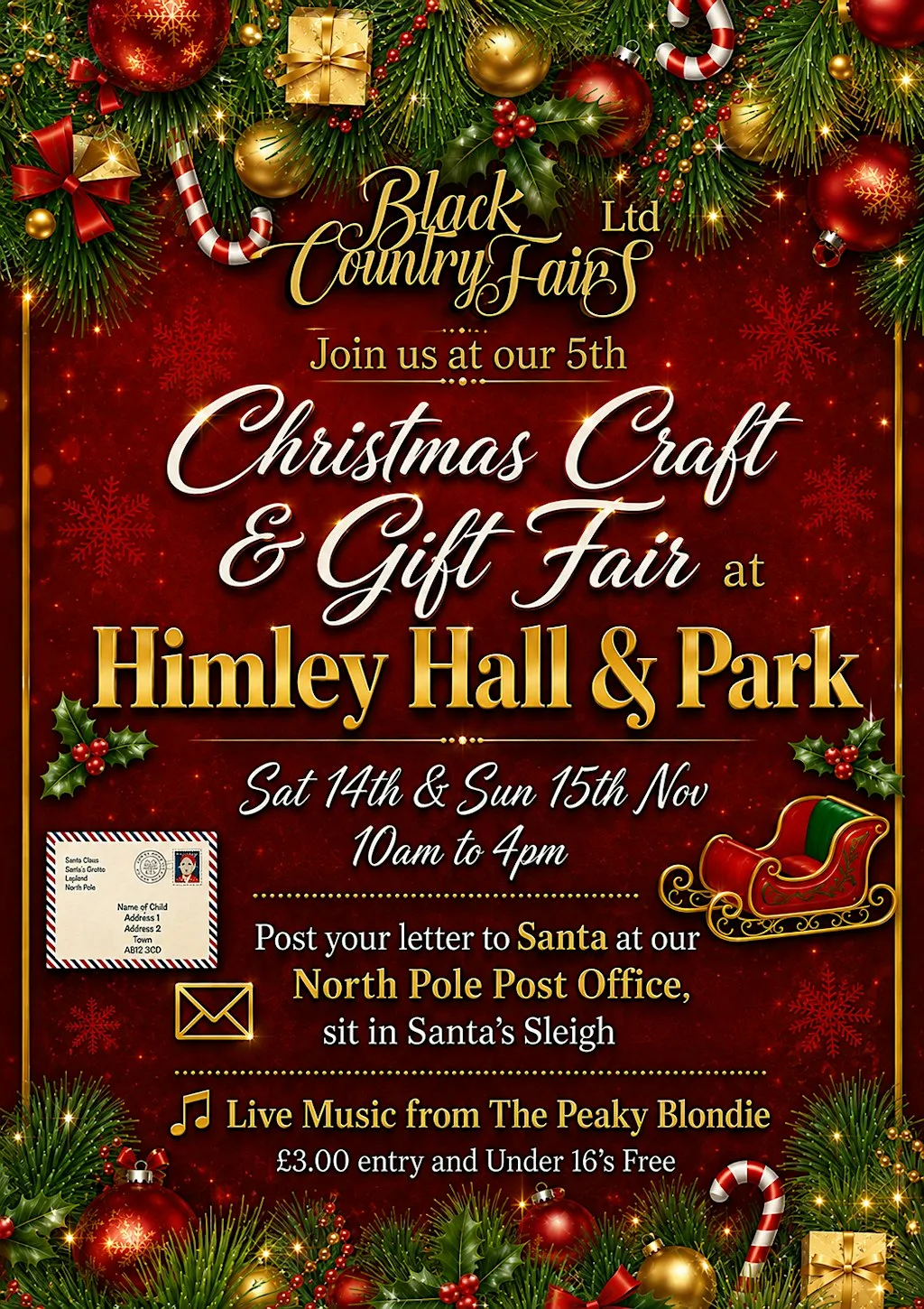 Christmas Craft & Gift Fair at Himley Hall & Park at Himley Hall & Park