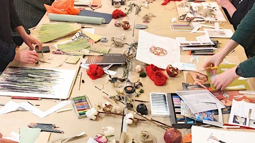 Drawing in the Autumn at Out of the Blue Drill Hall