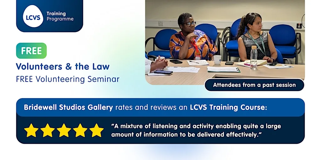 FREE Volunteering Seminar | Volunteers & the Law