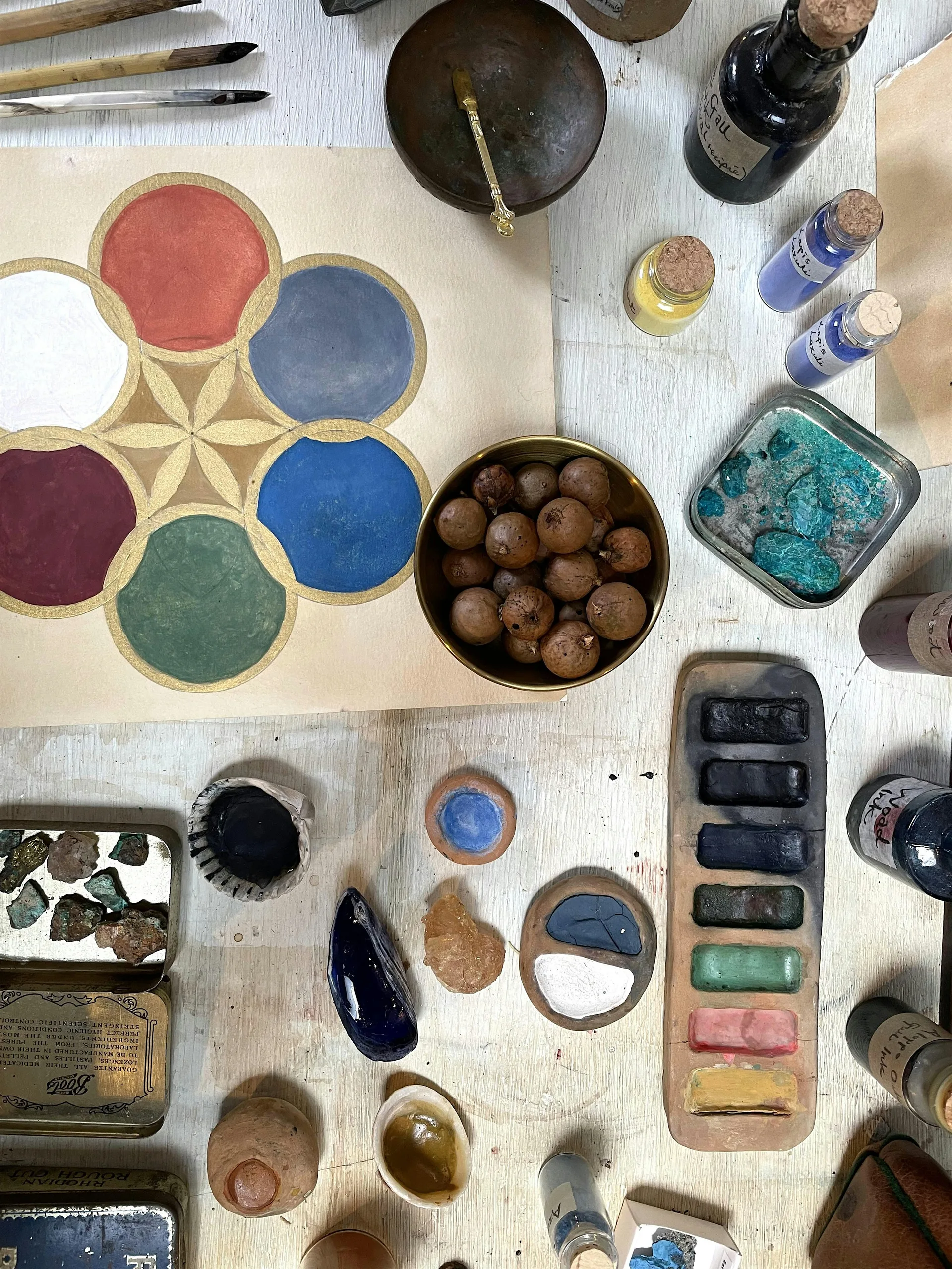 Early medieval Colours: Frescos, manuscripts and pigments. at Pittenweem