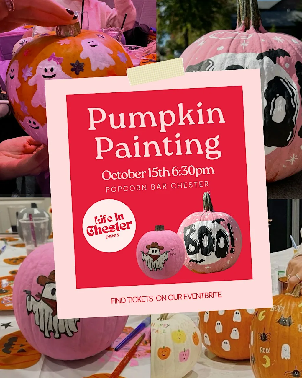 Pumpkin Painting at Popcorn