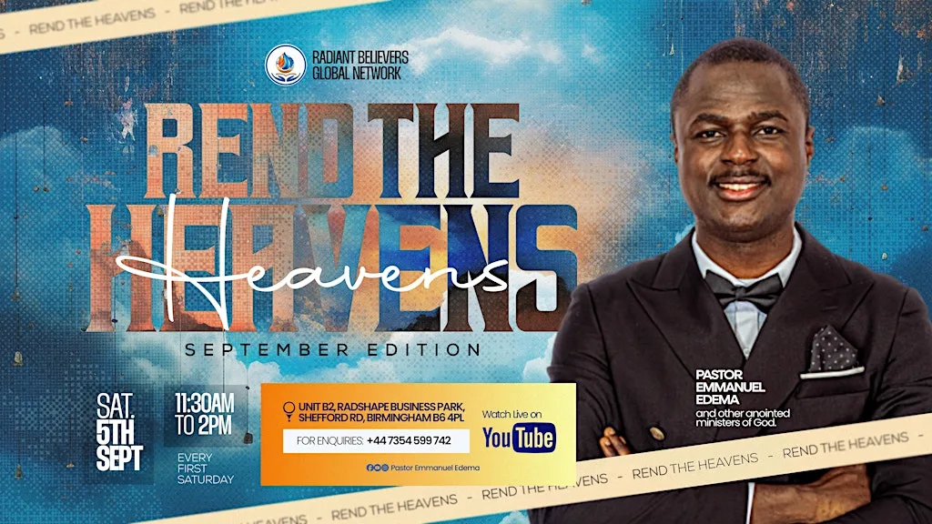 Birmingham Revival Meeting - Rend The Heavens (SEPTEMBER EDITION) at Mount Hermon