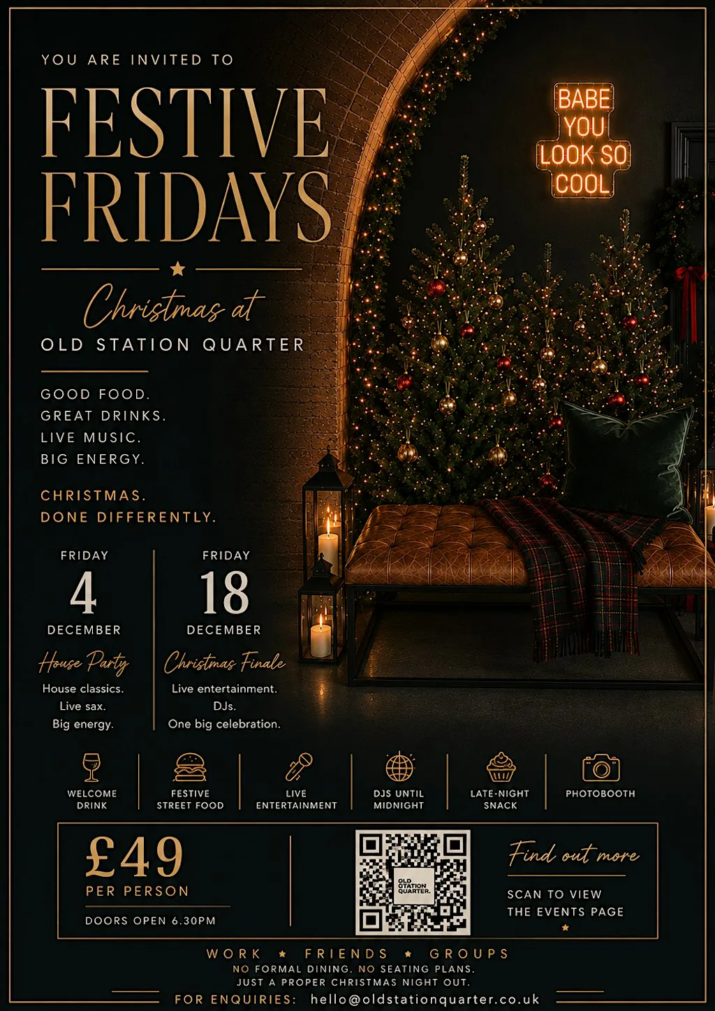 Festive Fridays - House Party at Old Station Quarter Ltd