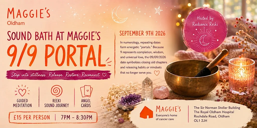 Sound Bath at Maggie's Oldham at Maggie’s, Oldham