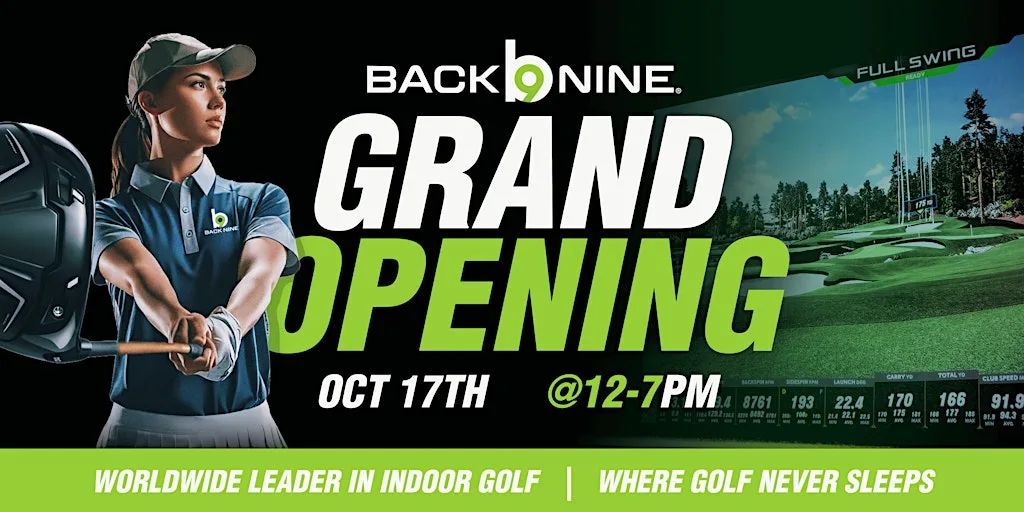 Back Nine Golf - Grand Opening at 10 Derby Square
