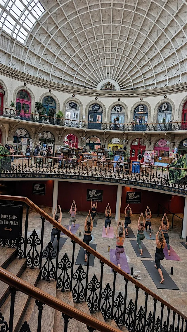 YOGA AT THE CORN EXCHANGE at Leeds Corn Exchange