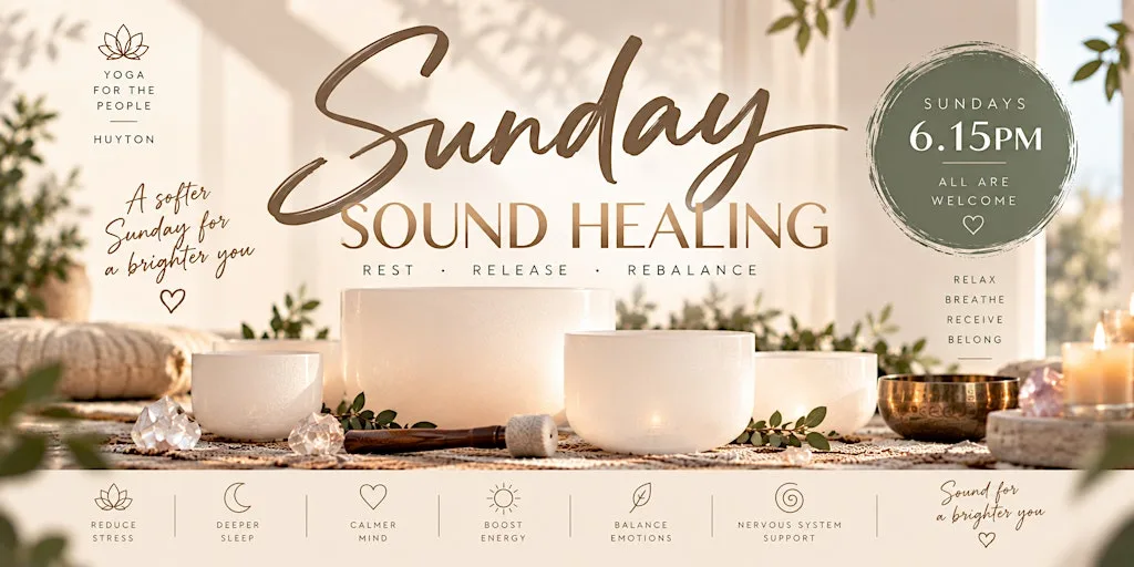 Sunday Sound Healing Journey at Yoga for the People