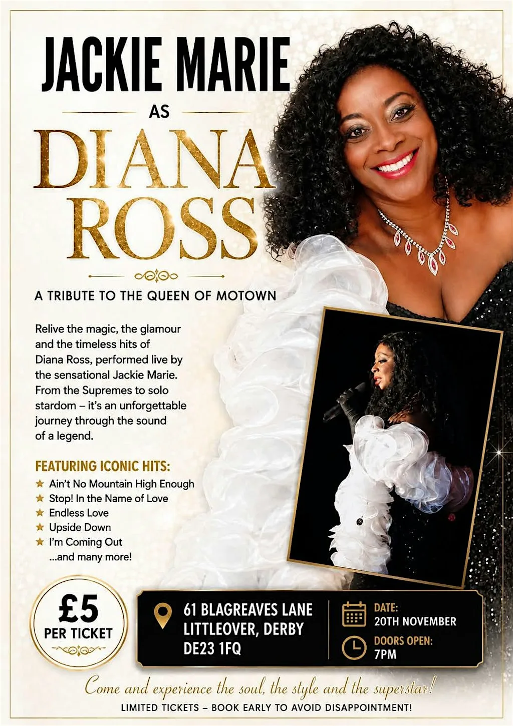 Diana Ross Tribute Night!✨ at 61 Blagreaves Ln
