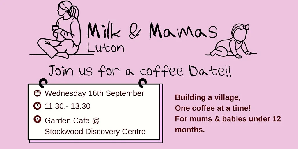 Milk & Mamas Luton: Coffee date! at Garden Cafe Stockwood Park