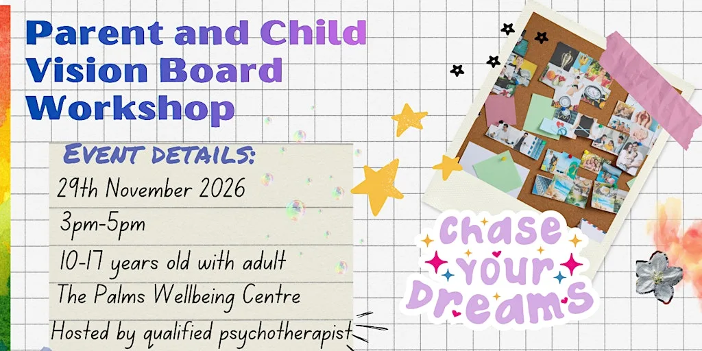 Parent And Child Vision Board Workshop at The Palms Wellness Centre
