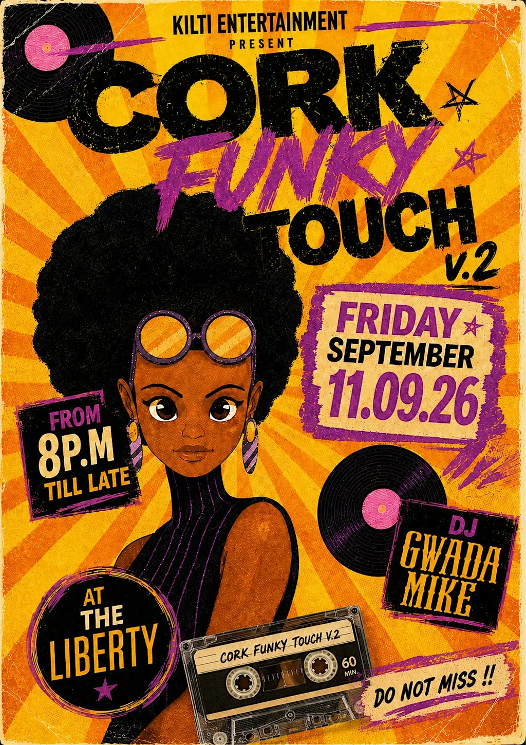 Cork Funky Touch V2 at The Liberty Bar X Resitance