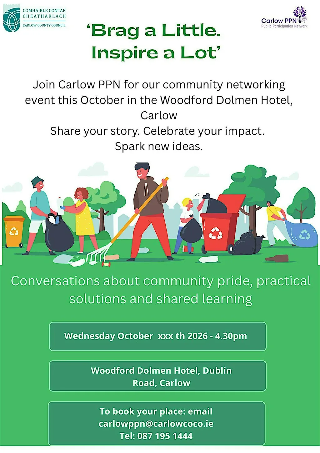 Carlow PPN Community Networking Expo 2026 at Woodford Dolmen Hotel