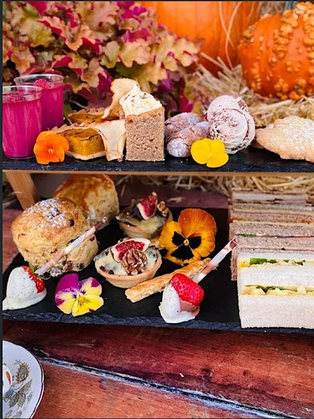 Autumn Afternoon Tea at Grandbies coffee house and boutique