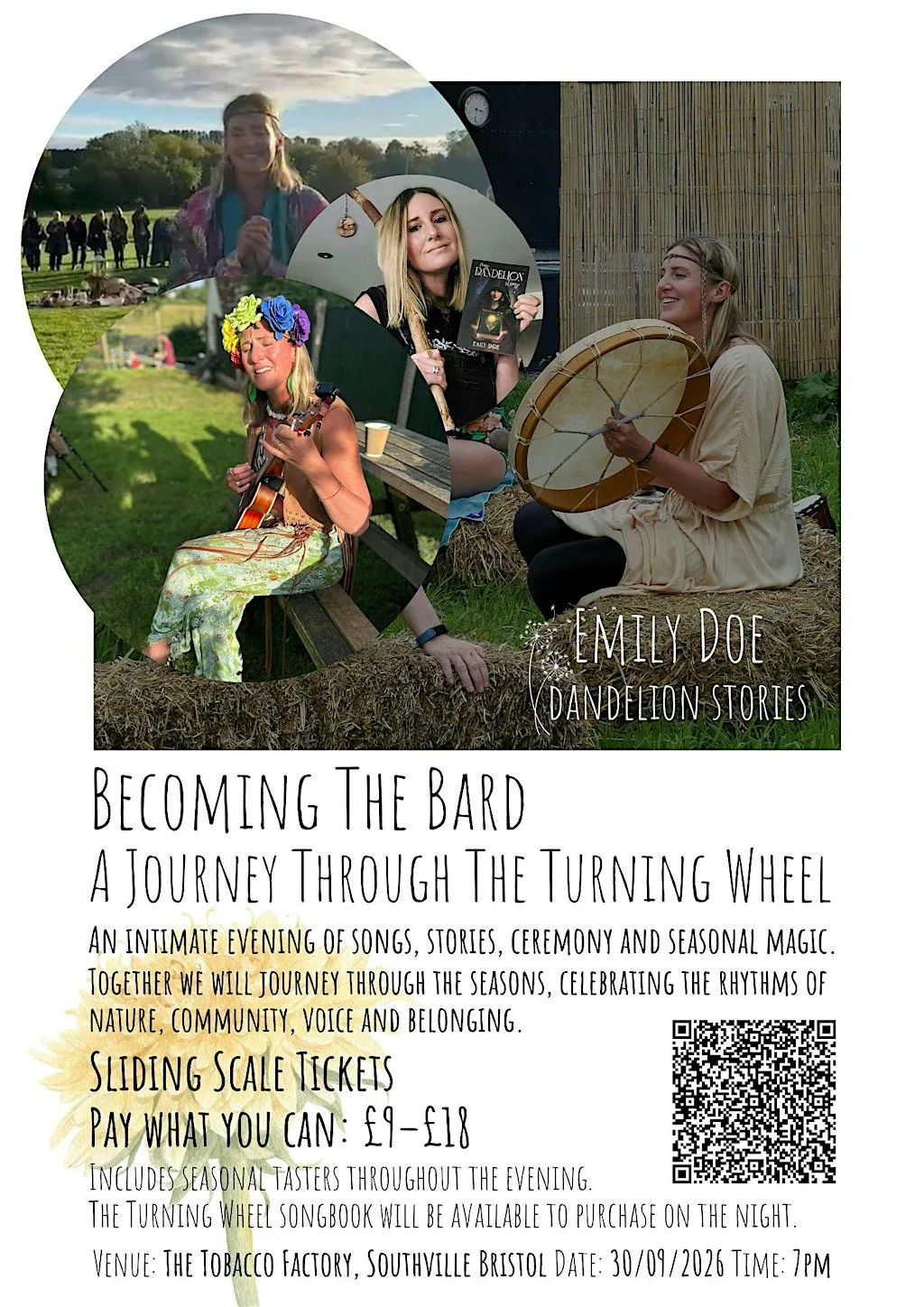 Becoming The Bard - The Turning Wheel at Tobacco Factory