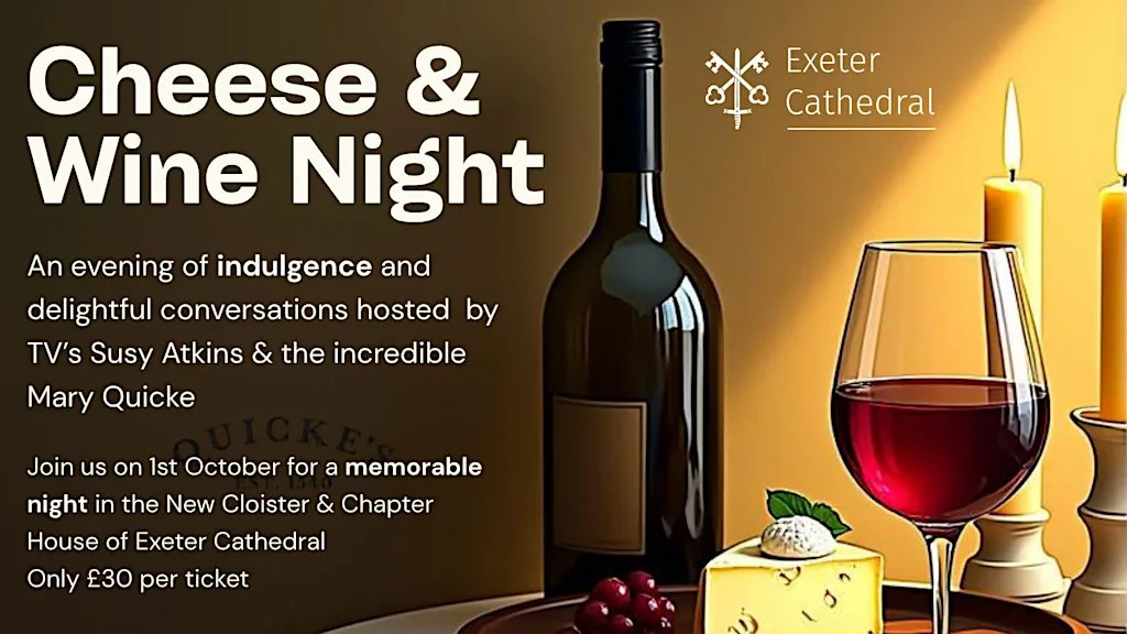 Cheese & Wine Night at Exeter Cathedral Shop