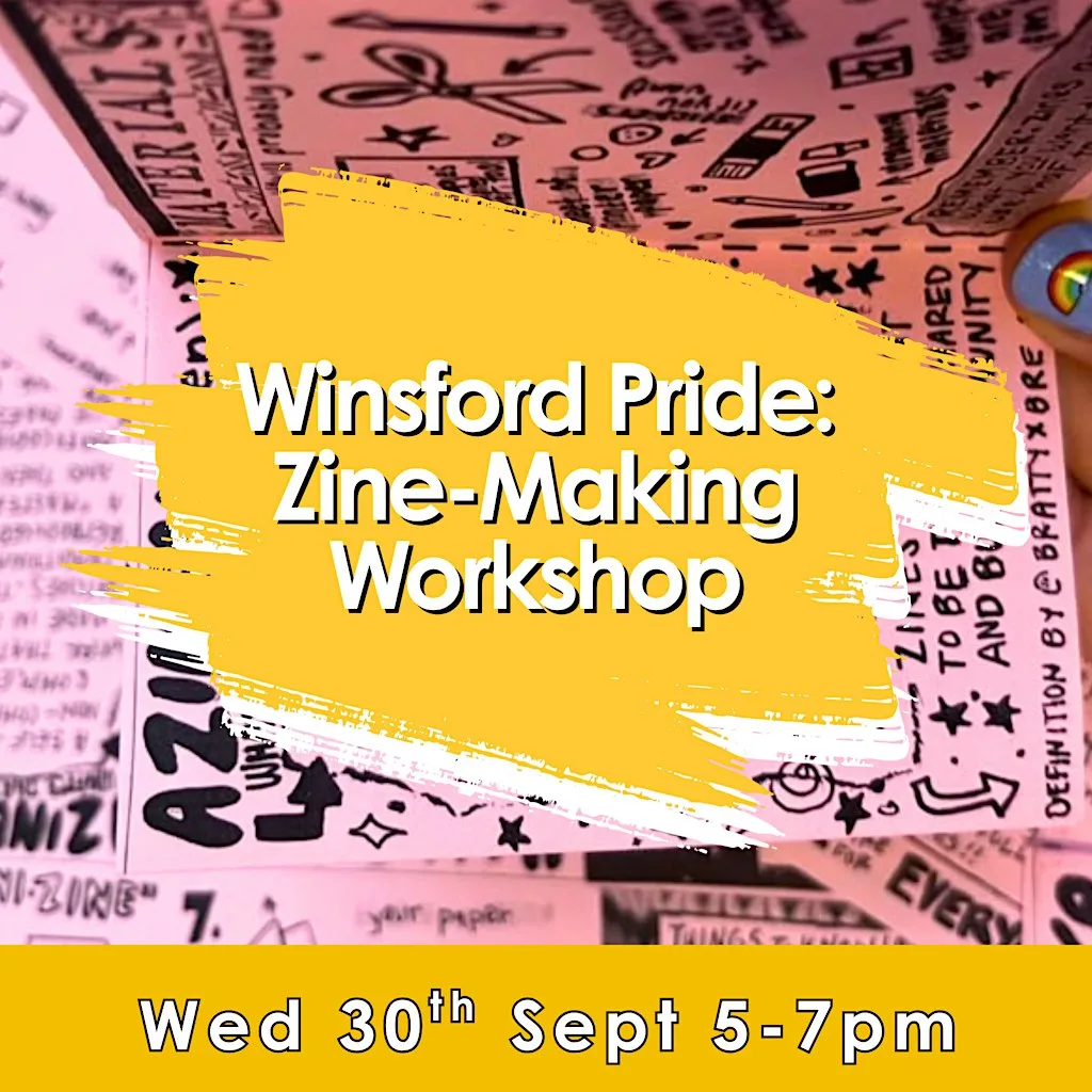 Winsford Pride Zine-making Workshop at New Images Youth and Community Centre