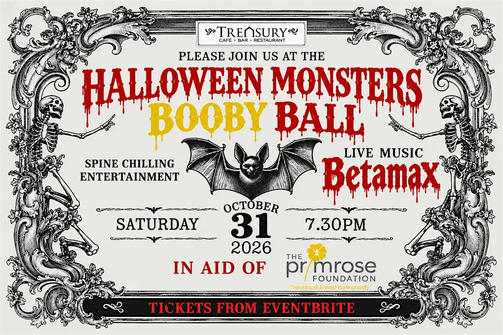 Halloween Monsters Ball for Primrose at The Treasury Cafe-Bar-Restaurant