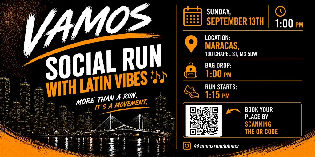 Vamos Manchester - 5K | 7K Social Run with Latin Vibes at Maracas Latin American Cantina