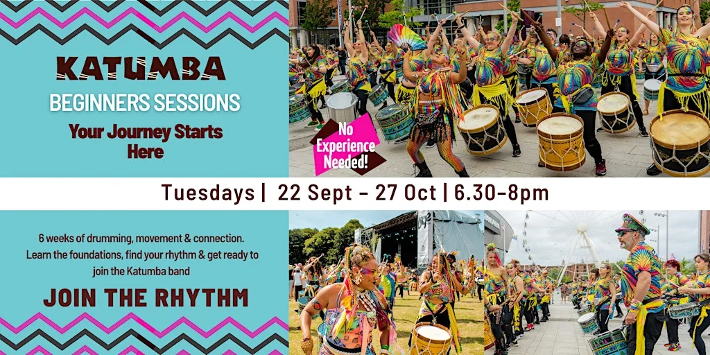 Katumba Beginners Sessions | 6-Week Drumming & Movement Experience at Katumba Culture Hub