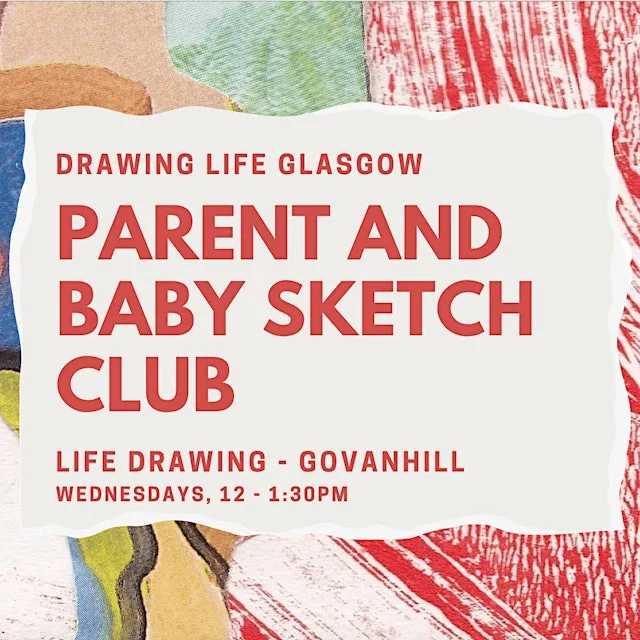 Parent and Baby Sketch Club Southside Glasgow at Govanhill Neighbourhood Centre