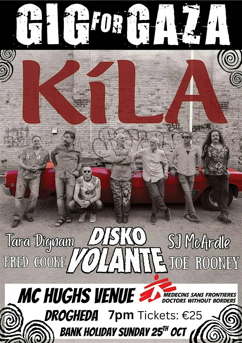Gig for Gaza - Kíla & friends at McHugh's