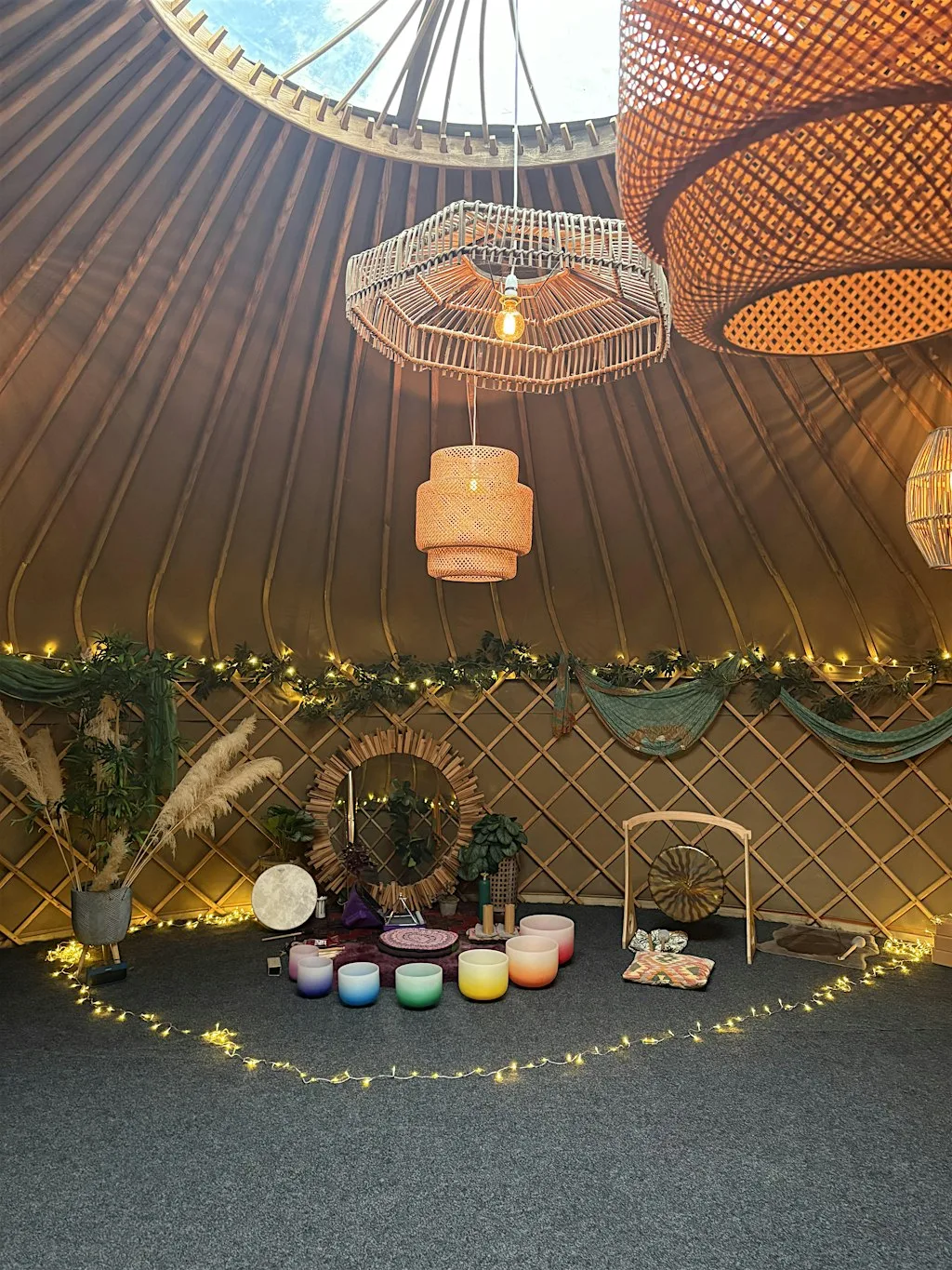 Yurtshire Sound Bath ♡ Hideaway Yurt | A Place to Pause at Yurtshire Eavestone Lake