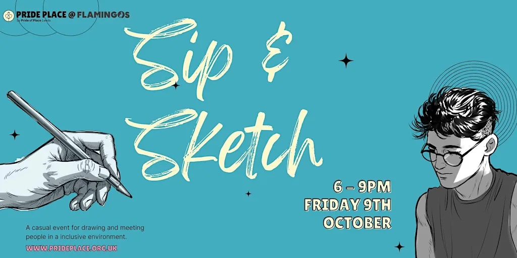 Sip & Sketch at Flamingos Coffee House