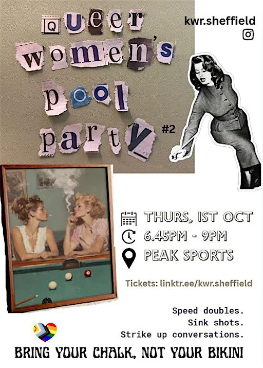 Queer women's pool party at Peaks Sports Bar & Diner