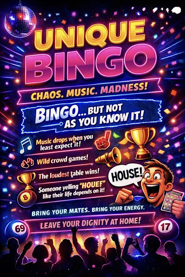 Unique Bingo at Taffs Well RFC