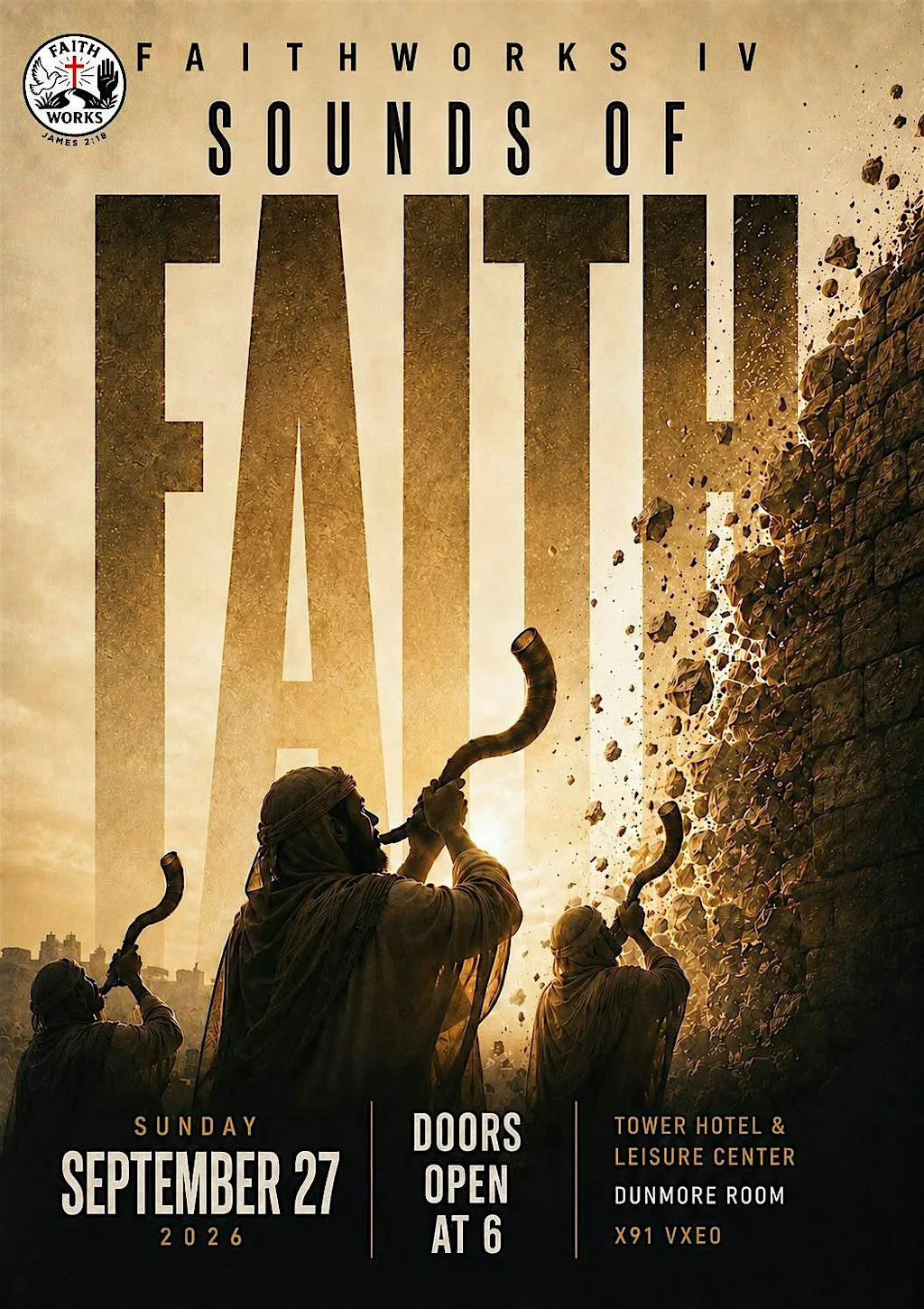 FAITHWORKS IV: SOUNDS OF FAITH at The Tower Hotel & Leisure Centre